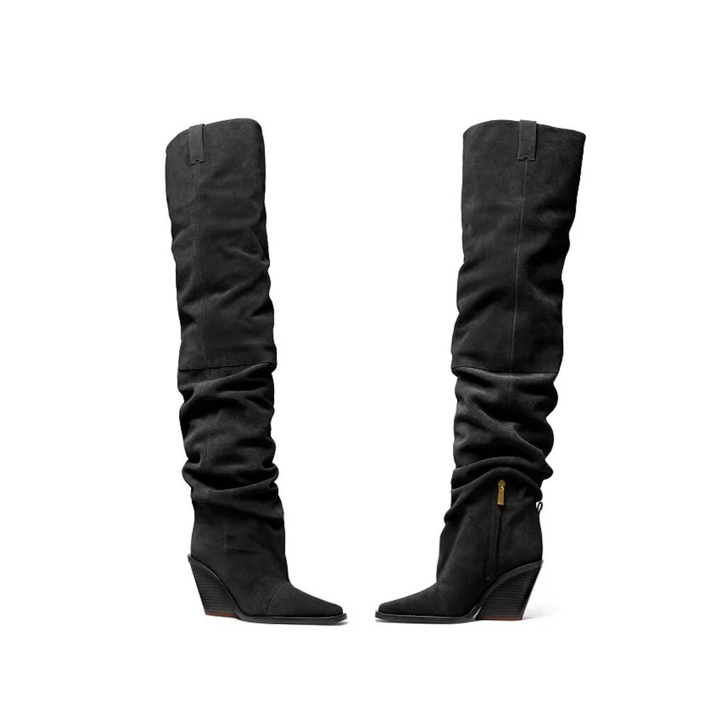 MICHAEL Michael Kors Women's Noemie Wedge Heeled Boots Size 7.5
